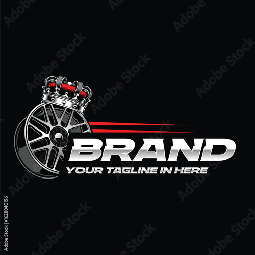 Wheels king illustrator - wheels, wheels shop
