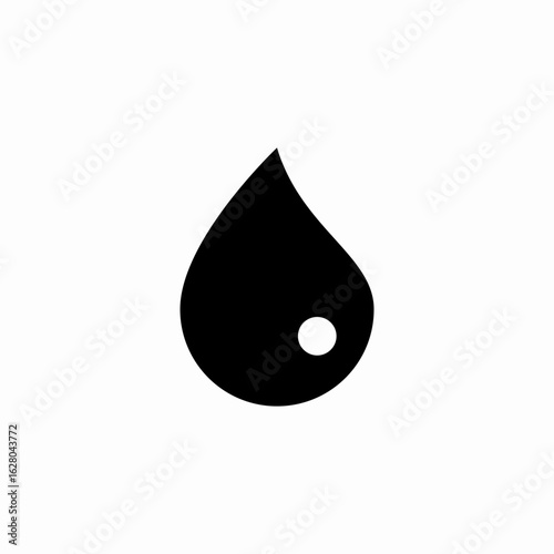droplet fall icon sign vector