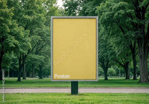 A4 Poster Signage Mockup