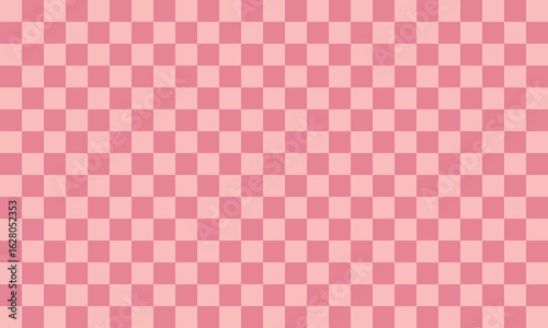 Pink checkered background. Vector illustration