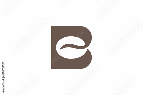 Letter B Coffee Icon 