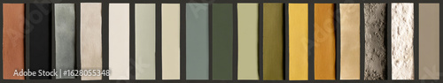 Palette di colori tenui ispirata ai paesaggi desertici
