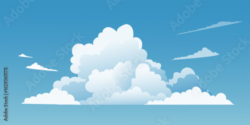 blue sky and clouds background	