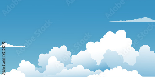 blue sky and clouds background	