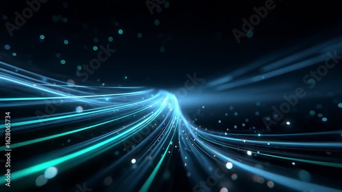 Technological Light Flows to Transmit Data Information