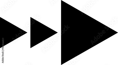 Black arow icon vector silhouette design isolated on white background transparent icon on a transparent background .Curve Arrow right side direction in black color on a plain white background