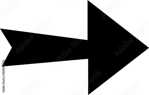 Black arow icon vector silhouette design isolated on white background transparent icon on a transparent background .Curve Arrow right side direction in black color on a plain white background