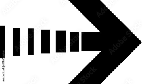 Black arow icon vector silhouette design isolated on white background transparent icon on a transparent background .Curve Arrow right side direction in black color on a plain white background