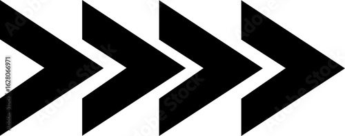 Black arow icon vector silhouette design isolated on white background transparent icon on a transparent background .Curve Arrow right side direction in black color on a plain white background