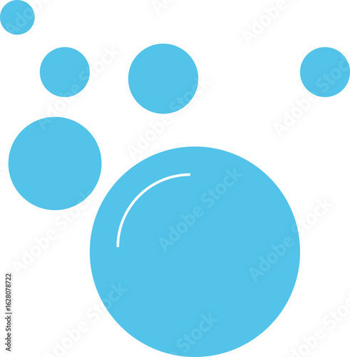 Soap bubbles icon. Fizzy soda drops sign. Clean wash suds concept. Sparkling water sign. Oxygen sphere symbol. Sparkling water
