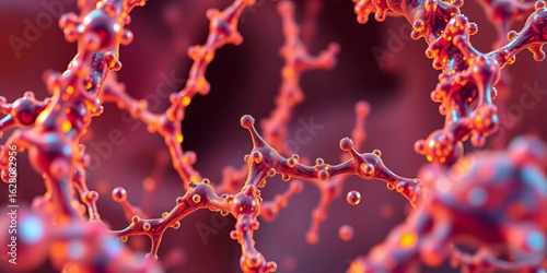Microscopic view of nanomaterial structures, revealing intricate details, SEM, visualization