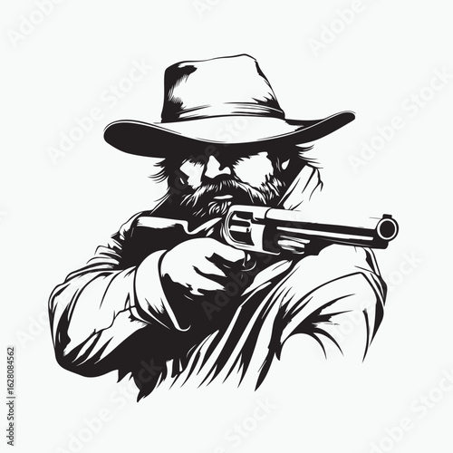 cowboy with gun