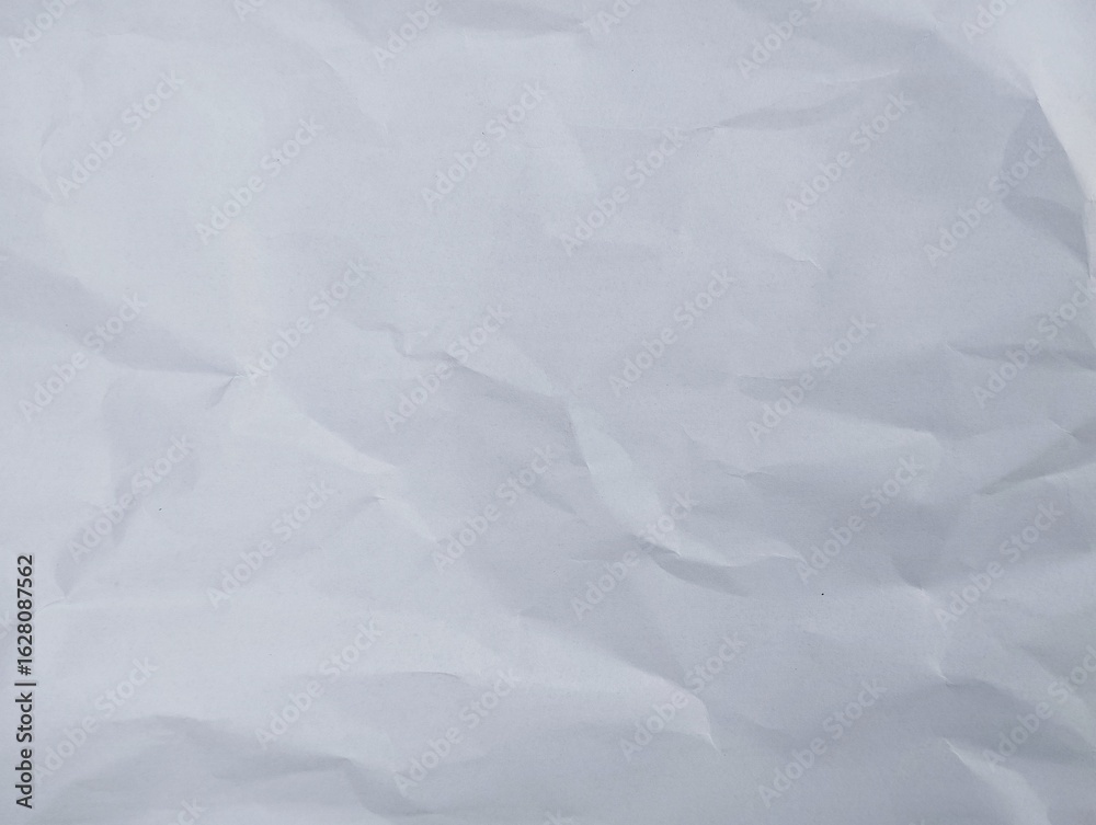 Obraz premium Abstrack crumpled white paper texture background 