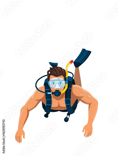 ai, png, snorkeling, diving, underwater, ocean, summer, man, marine, life, tropical, gear, adventure, beach, water, clear, exploration, scuba, swim, activity, nature, sport, mask, fins, coral, travel,