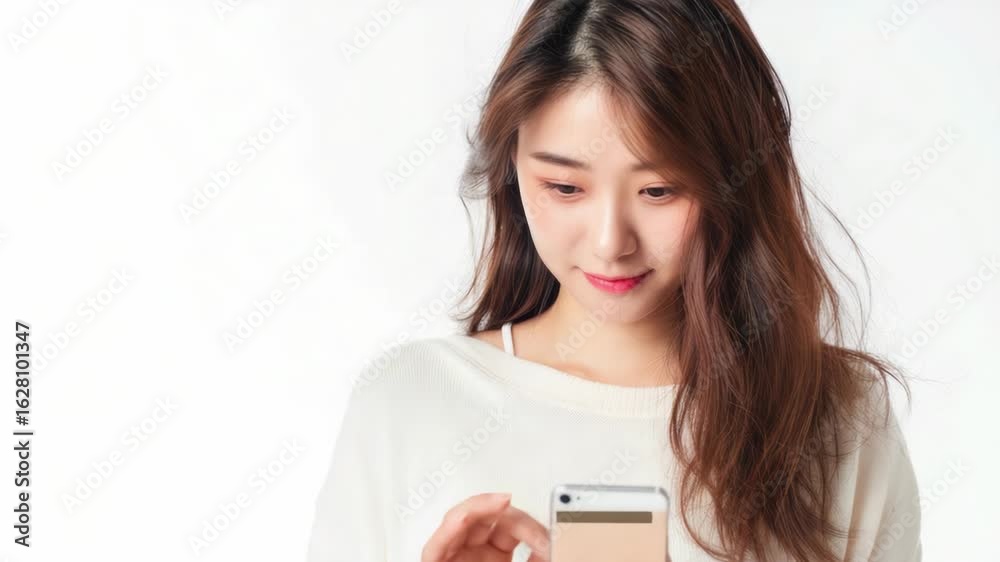 A person inspecting their smartphone A person inspecting their smartphone