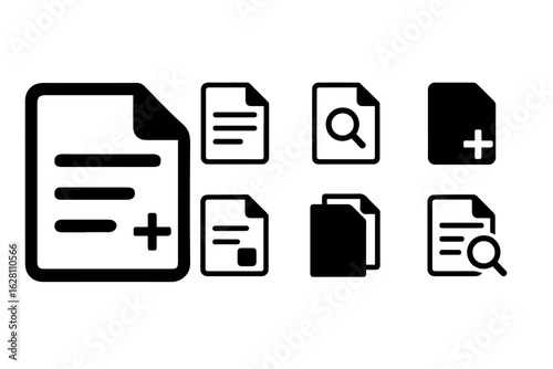 file icon documents icon silhouette Copy and paste icon, pdf, 