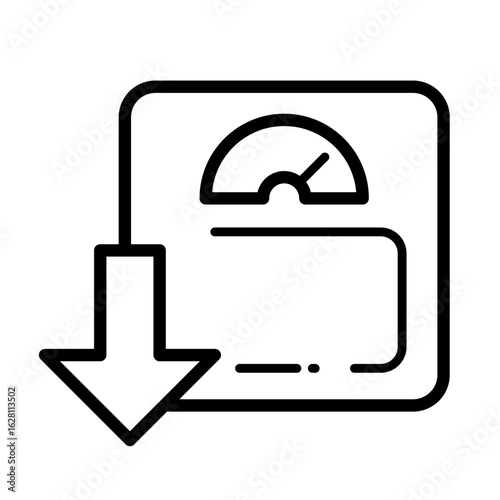 Weight loss - vector icon
