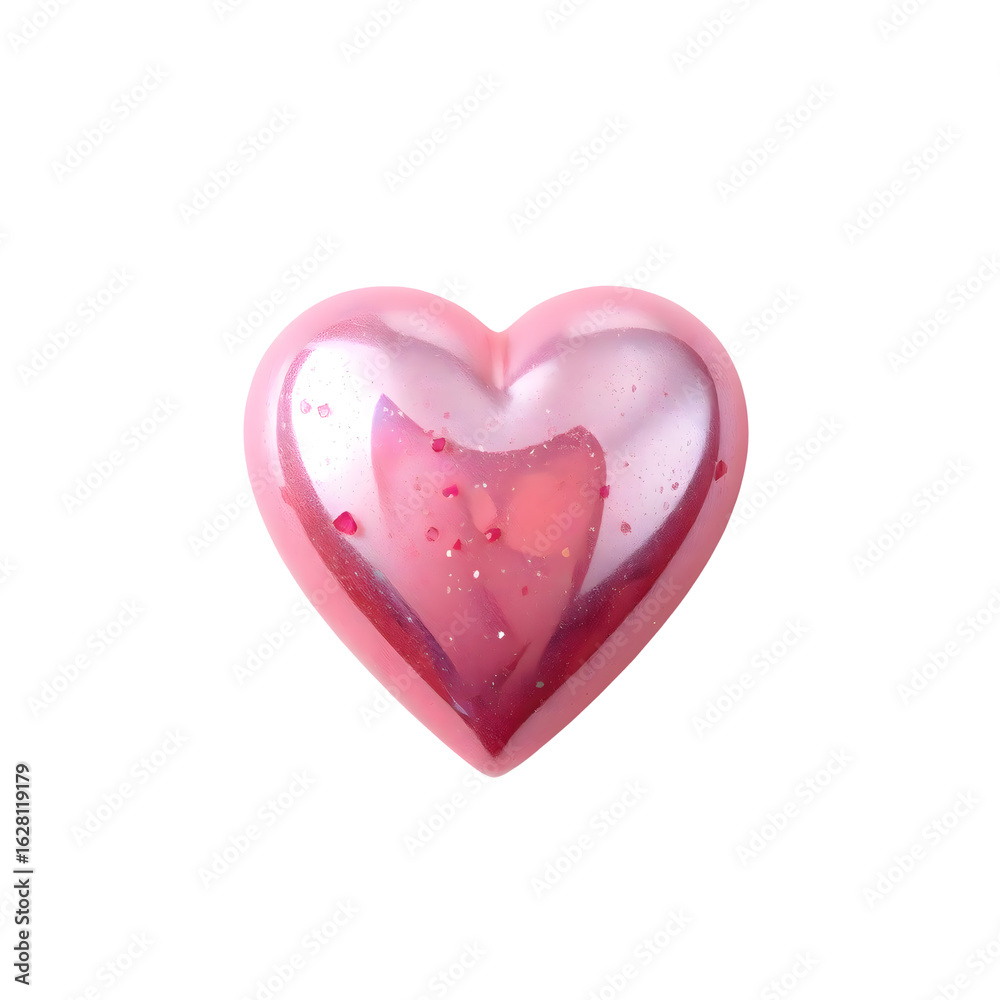 Fototapeta premium Pink Glitter Heart 