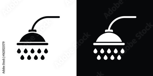 Shower icon Pixel perfect vector graphics. Symbol, logo illustration.