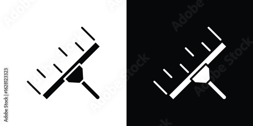 Window squeegee icon Pixel perfect vector graphics. Symbol, logo illustration.