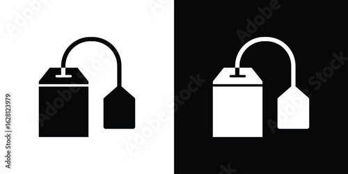 Tea bag icon Pixel perfect vector graphics. Symbol, logo illustration.