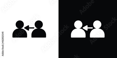 Refer icon Pixel perfect vector graphics. Symbol, logo illustration.