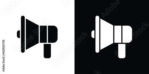 Loudspeaker icon Pixel perfect vector graphics. Symbol, logo illustration.