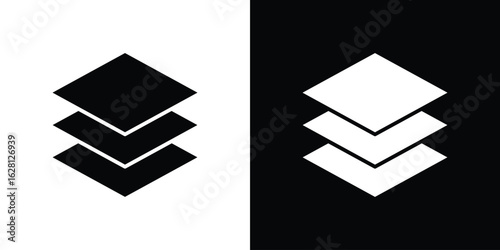 Layers icon Pixel perfect vector graphics. Symbol, logo illustration.