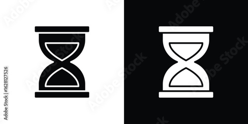 Hourglass icon Pixel perfect vector graphics. Symbol, logo illustration.