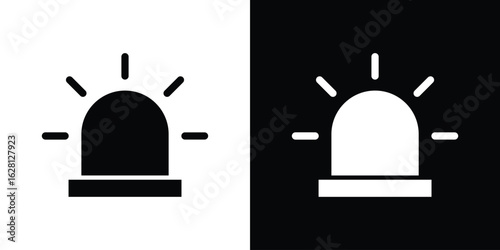 Gyrophare icon Pixel perfect vector graphics. Symbol, logo illustration.