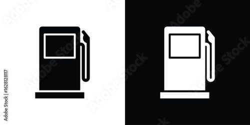 Gas pump icon Pixel perfect vector graphics. Symbol, logo illustration.