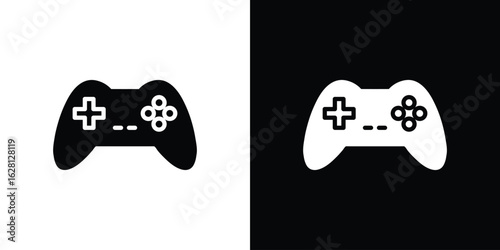 Game console icon Pixel perfect vector graphics. Symbol, logo illustration.