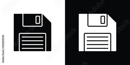 Floppy disk icon Pixel perfect vector graphics. Symbol, logo illustration.
