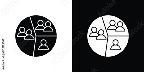 Customer segment icon Pixel perfect vector graphics. Symbol, logo illustration.