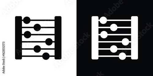 Abacus icon Pixel perfect vector graphics. Symbol, logo illustration.