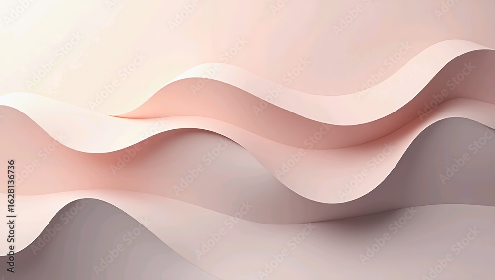 Obraz premium Matte abstract layers with subtle overlapping textures