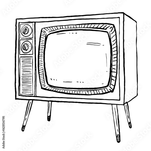retro tv set