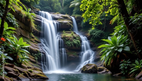 waterfalls influence seed dispersal and plant propagation by creating moist microclimates in tropical rainforests that support germination and growth enhancing ecosystem diversity.