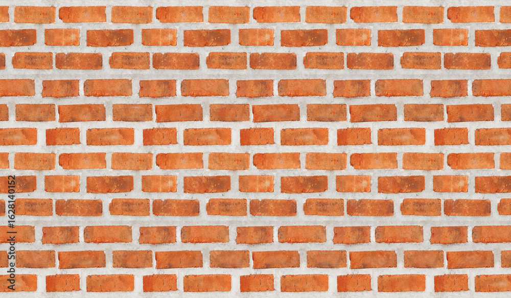 Fototapeta premium high resolution brick wall made of old red brick