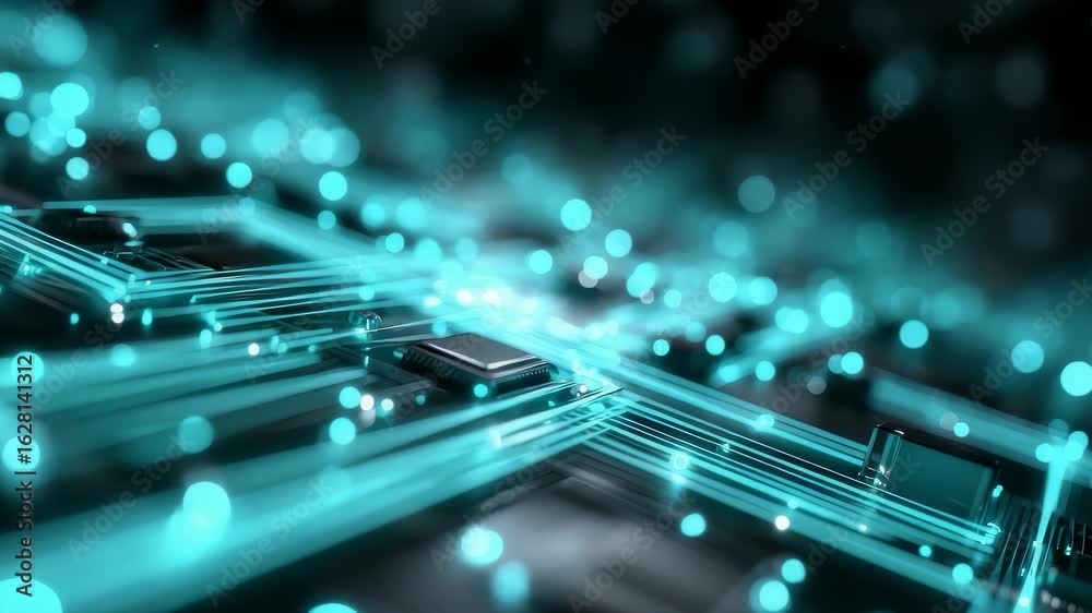 Technology Chip Light Flowing Data Transmission Technology Chip Light Flowing Data Transmission