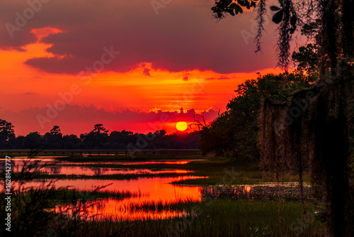 Privateer Creek Flood Tide Marsh Sunset