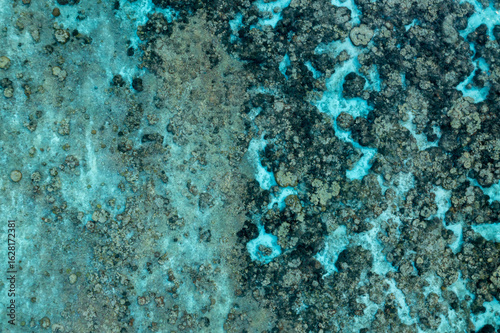 Coral reef  aerial photo