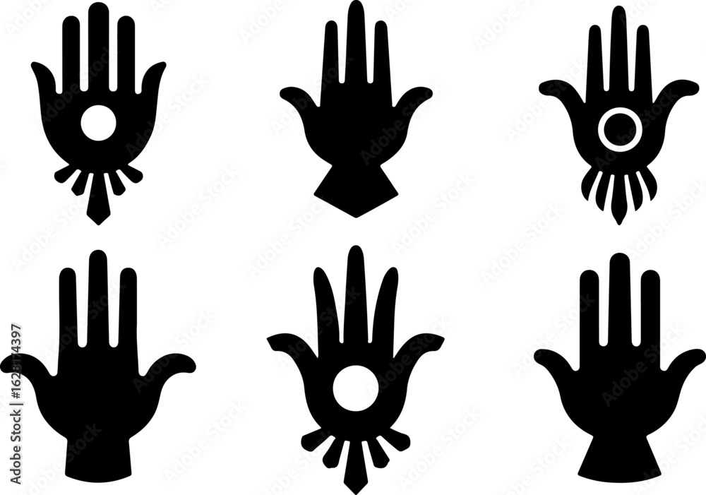 Fototapeta premium hamsa, hand of fatima, hand of miriam, spiritual, 