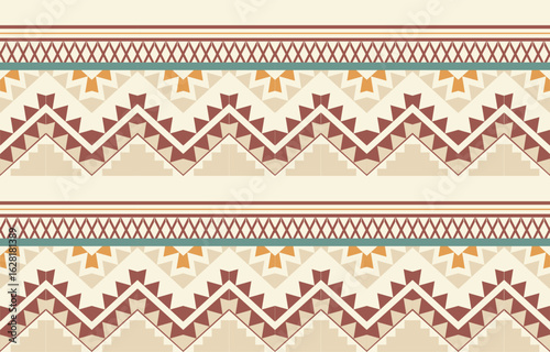 Wallpaper Mural Ethnic abstract ikat art. Aztec ornament print. geometric ethnic pattern seamless  color oriental.  Design for background ,curtain, carpet, wallpaper, clothing, wrapping, Batik, vector illustration. Torontodigital.ca