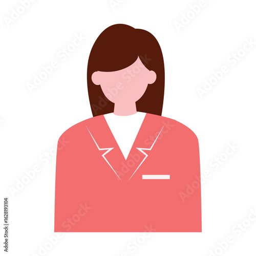 medical nurse vector illustration , Doctor line icon., Doctors set vector illustration. Cartoon isolated professional hospital team with nurse character, surgeon and physician with stethoscope.