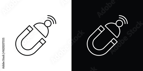 User engagement icon or logo, simple minimal style. outline doodle icon.