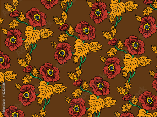 seamless vector paisley pattern for traditional clothes malaysia indonesia include sarong batik