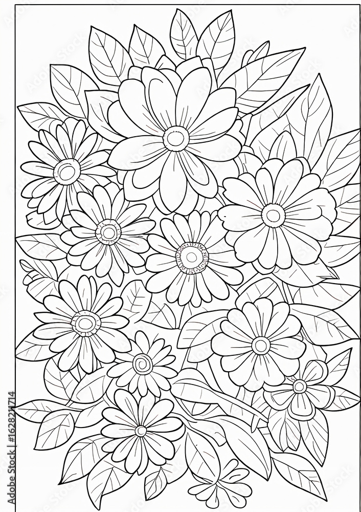 Obraz premium seamless floral background