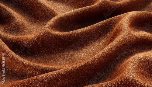 Tessuto scamosciato color marrone scuro, texture dettagliata