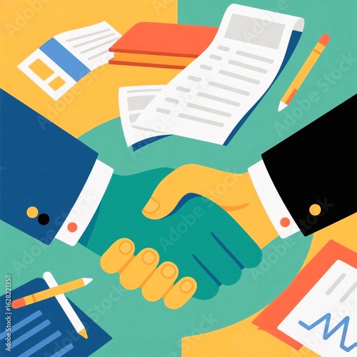 Wallpaper Mural Business Partnership Digital Financial Agreement Torontodigital.ca